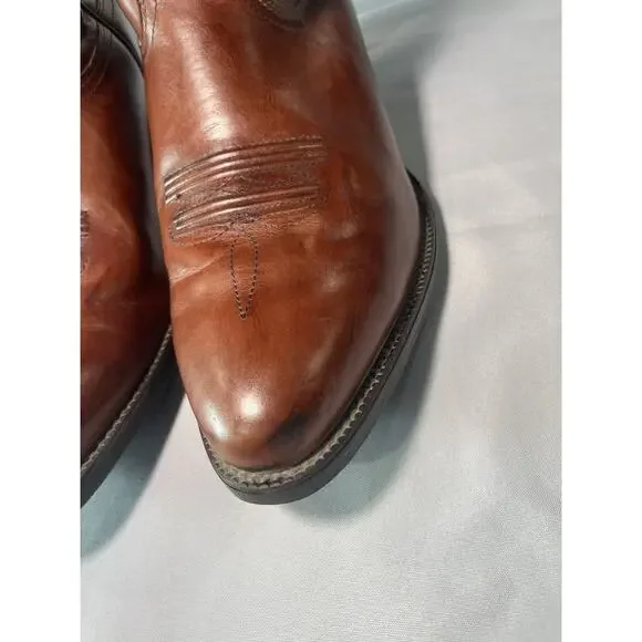 Twisted X Western Brown Cowboy Boots Mens R Toe 14" Tall Size 13EE MWT002 - Picture 4 of 15